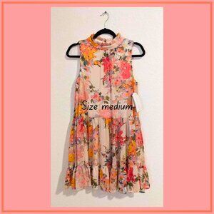 Floral Coral Sundress  (NWT!)